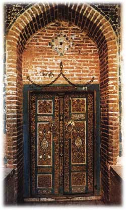 Iran, Abyaneh, Antique Door